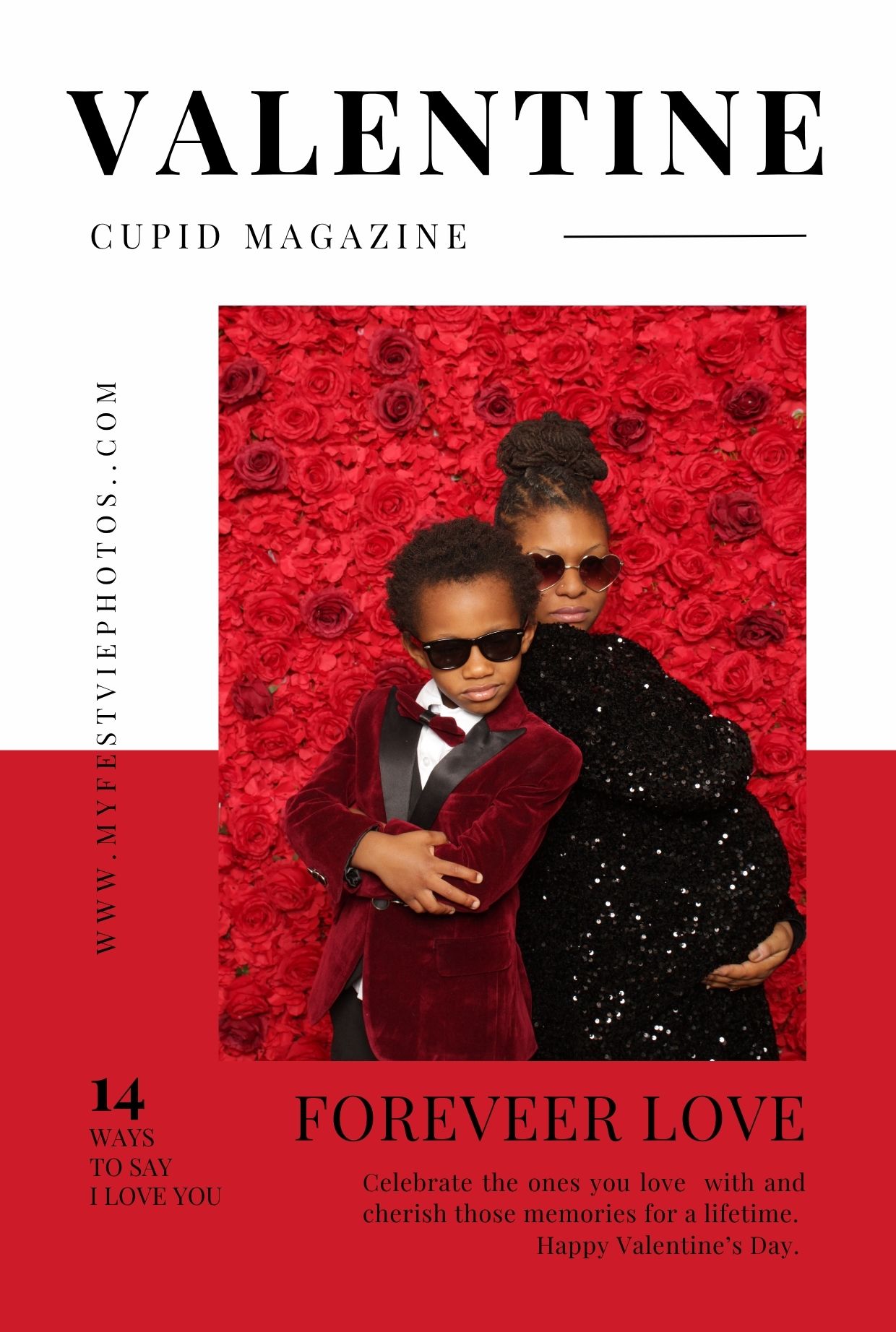 Valentine Cupid Magazine photo print